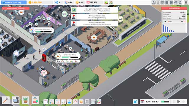 Game Dream Journey là mô phỏng xây dựng studio game