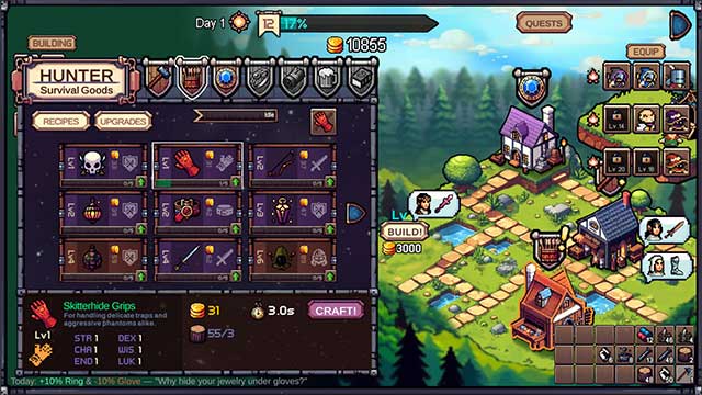 Sau mỗi chuyến đi, bạn có thể gom chiến lợi phẩm