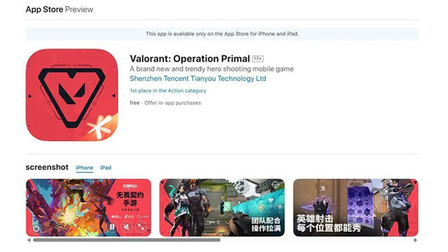 Hướng dẫn tải game Valorant Mobile trên thiết bị iOS