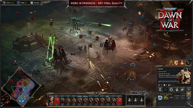 Điều khiển bốn phe phái chính: Space Marines, Orks, Necron và Adeptus Mechanicus