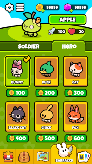 Hệ thống nhân vật đa dạng