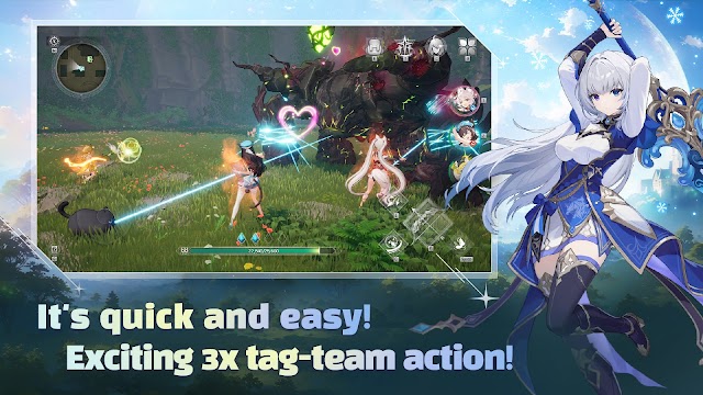 Hành động chiến đấu Tag Team đầy phấn khích