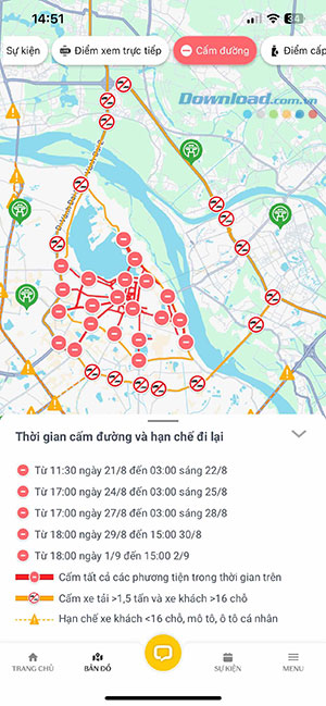 lich cam duong A80 4*534142