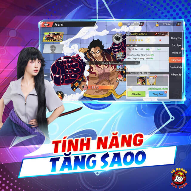 Nhiều tính năng phát triển nhân vật khác nhau