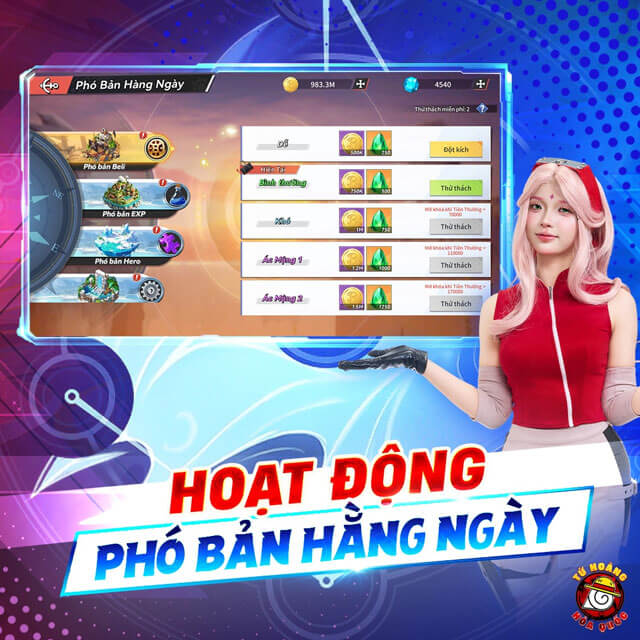 Đầy đủ loại hoạt động từ PvE cho đến PvP