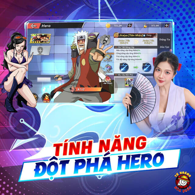 Tính năng Đột phá Hero cho phép người chơi nâng tầm các nhân vật yêu thích