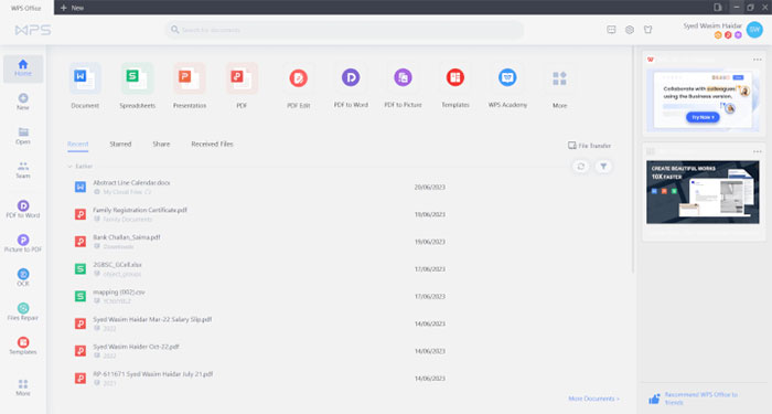 Bộ ứng dụng tất cả trong một của WPS Office