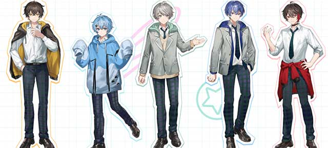 Các nhân vật được lồng tiếng đầy đủ