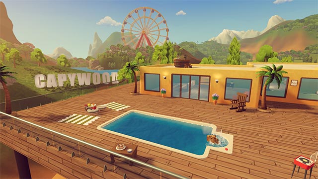 Capybara Hot Tub là game mô phỏng cuộc sống muôn màu của streamer capybara