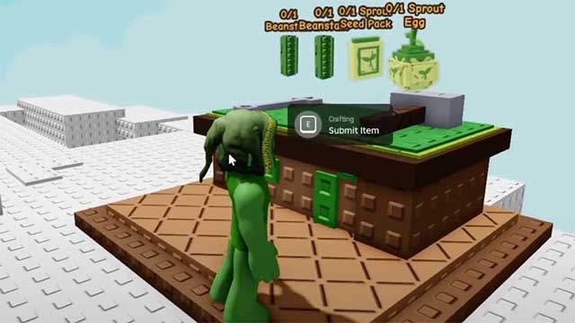 Chế tạo Skyroot Chest tại Beanstalk Crafting Station