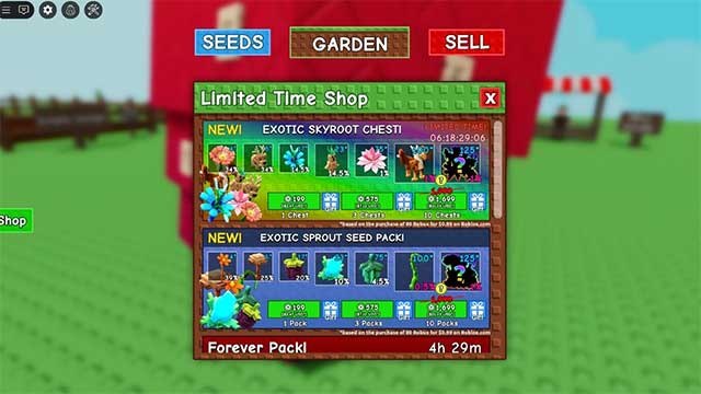 Mua Exotic Skyroot Chest bằng Robux