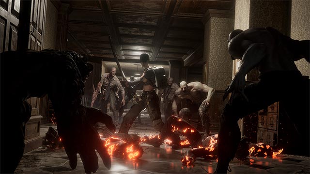 Tương tác với những người sống sót và cùng nhau chiến đấu trong ngày tận thế