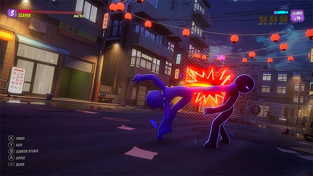 Chiến đấu trên đường phố sôi động và tiêu diệt những tên boss siêu mạnh