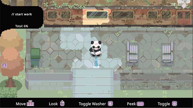 Thế giới trong game được thiết kế bằng đồ họa pixel màu pastel