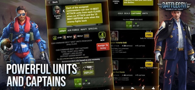 Tuyển mộ các chỉ huy và giao quyền chỉ huy cho từng đơn vị trong trận chiến