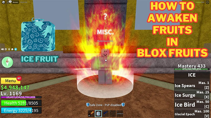 Mysterious Entity trong Blox Fruits