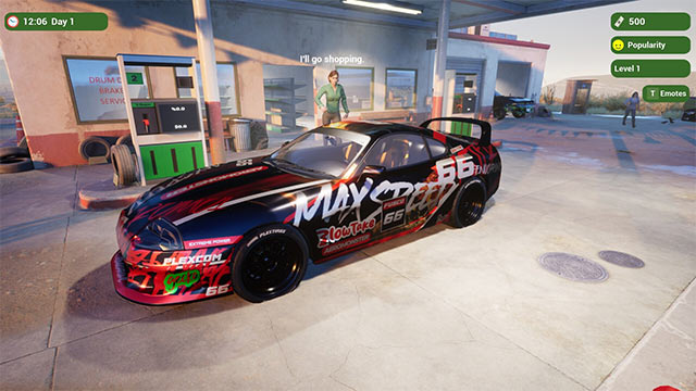 Quản lý cây xăng một mình hoặc co-op nhóm 6 người trong Gas Pump Simulator