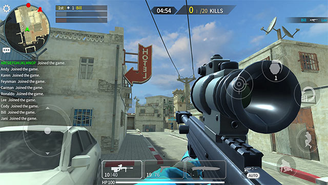 Kết hợp kỹ năng bắn súng góc nhìn thứ nhất với tốc độ và phạn xả