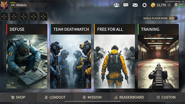 Chinh phục chuỗi nhiệm vụ chiến đấu cùng đồng đội trong Gunfight King