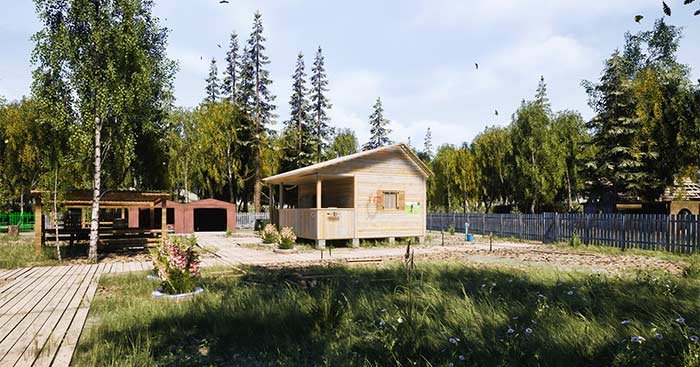 DACHAGame cuộc sống làng quê Nga yên bình