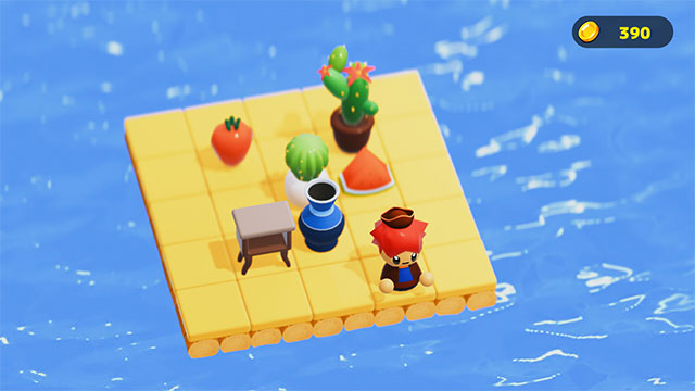 RAFT Days là game giải đố Sokoban kết hợp mô phỏng giao dịch trên biển
