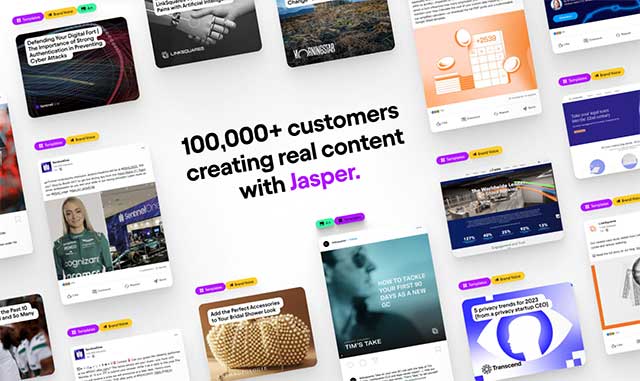 Jasper.AI là công cụ viết nội dung marketing bằng AI