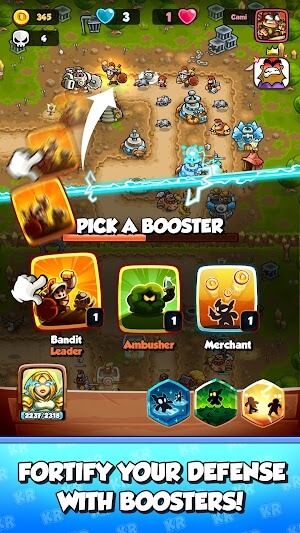 Tăng cường hàng phòng thủ của bạn bằng các bổ trợ sức mạnh