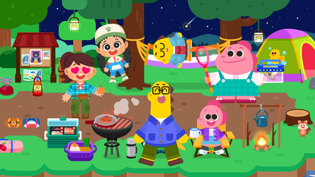 8 khu vực sinh động với nhiều hoạt động tương tác và cập nhật thêm sau này