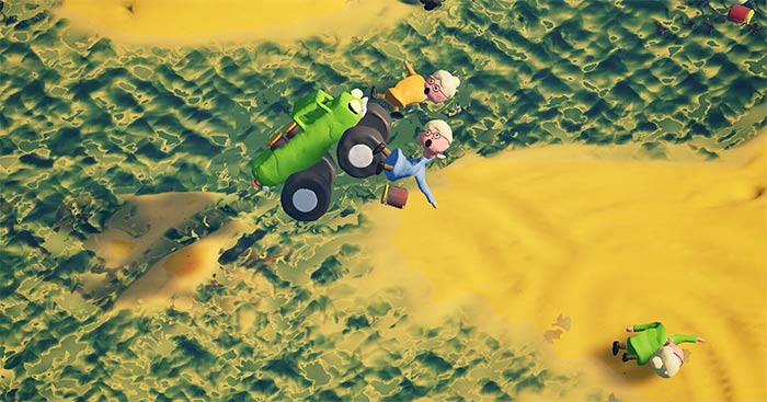 Grannies on WheelsGame bà ngoại đua xe chiến đấu cực chất