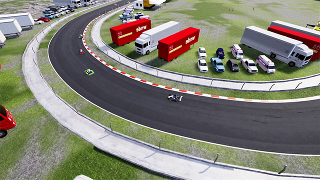 Tham gia các vòng đua vòng tròn chuyên nghiệp của Kart Racing World game