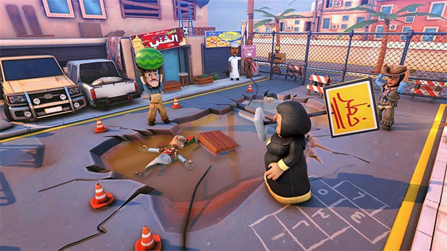 Bao trùm lên trò chơi và sự hỗn loạn và kịch tính