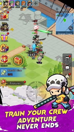 Đào tạo đội hình và chinh phục trong cuộc phiêu lưu vô tận