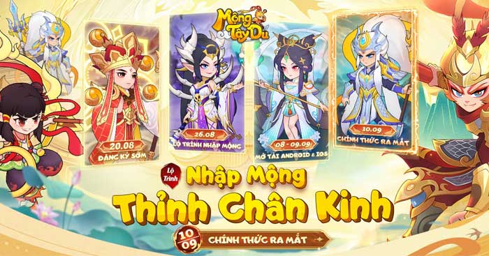 Game idle chiến thuật thẻ tướng - Mộng Tây Du