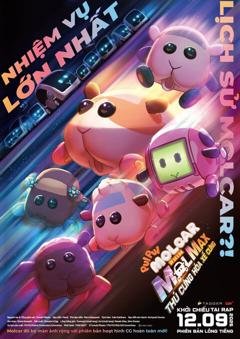 Poster phim Pui Pui Molcar Molmax: Thú cưng hóa xế cưng