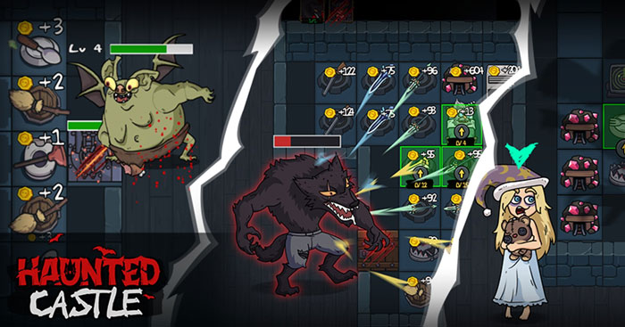 Haunted Castle - Ghost GameGame chiến thuật lối chơi sinh tồn