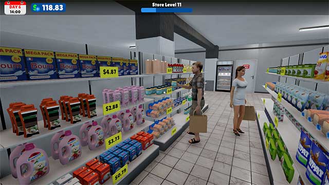 Megastore Simulator là game mô phỏng quản lý siêu thị sống động
