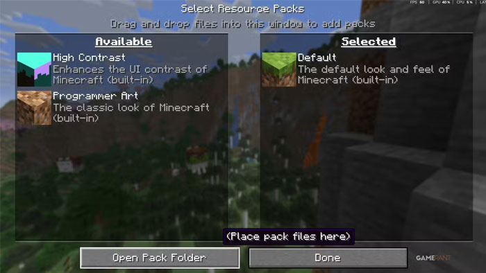 cach cai dat resource pack trong minecraft 6*536874