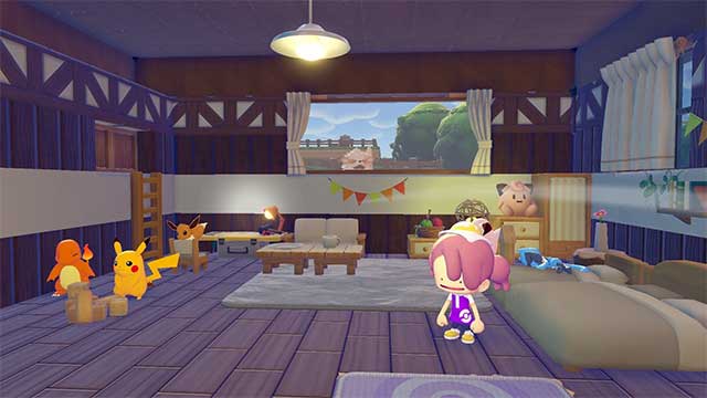 Vào vai Ditto biến thành người và xây dựng một ngôi nhà ấm cúng