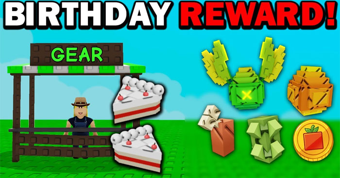 Cách tặng bánh vào ngày sinh nhật NPC trong Grow A Garden