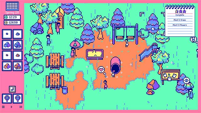 My Tiny Park là game mô phỏng xây dựng công viên dễ thương