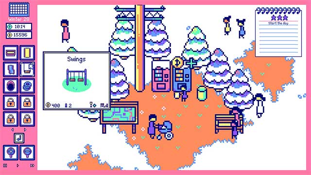 Xây dựng hơn 100 loại công trình để làm công viên trở nên nổi bật