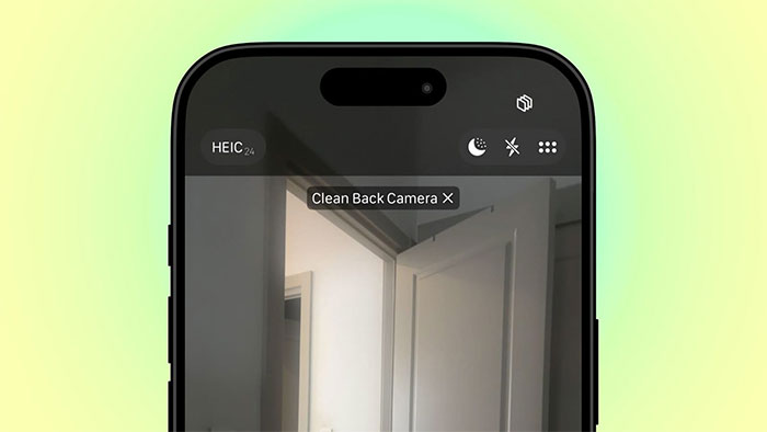 Thông báo làm sạch camera iPhone khi ống kính bị mờ nhòe