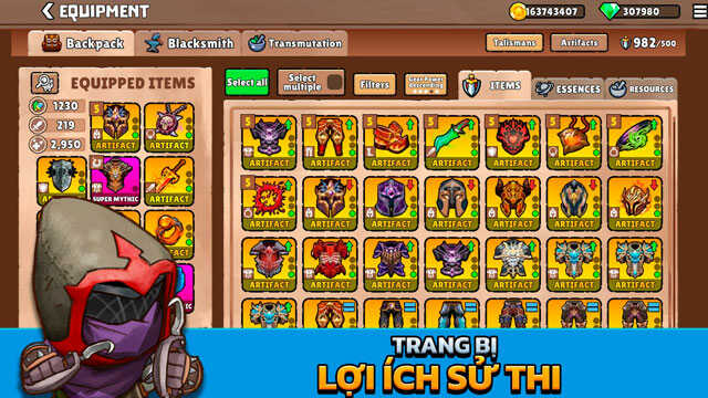 Trang bị lợi ích sử thi