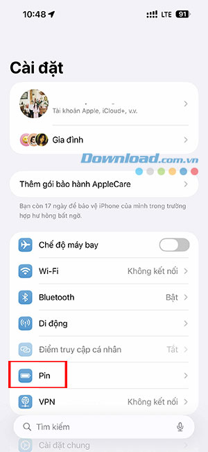 cach bat adaptive power iOS 26 1*537290