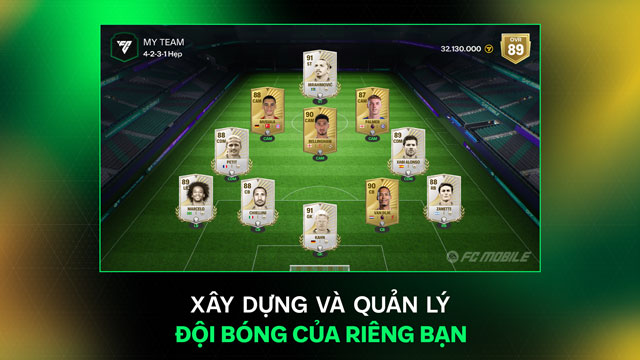 Xây dựng và quản lý, đội bóng của riêng bạn