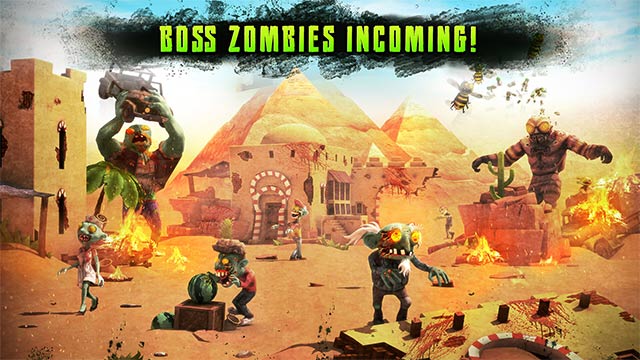 Diệt zombie, đối mặt với trùm cuối trên bản đồ phong cách board game