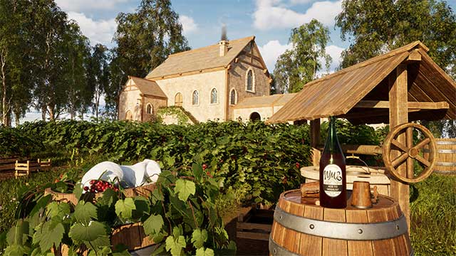 Winemaker Simulator là game mô phỏng trồng nho và sản xuất rượu vang truyền thống