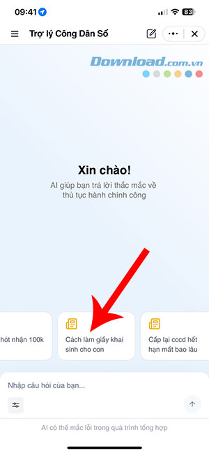 cach tra cuu thu tuc hanh chinh tren zalo bang ai 2*537562
