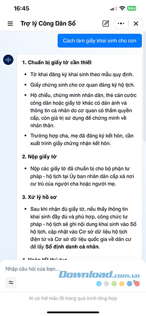 cach tra cuu thu tuc hanh chinh tren zalo bang ai 3*537565