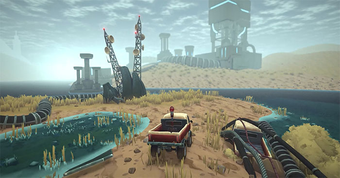 DETOURGame lái xe sinh tồn trong thế giới do AI thống trị